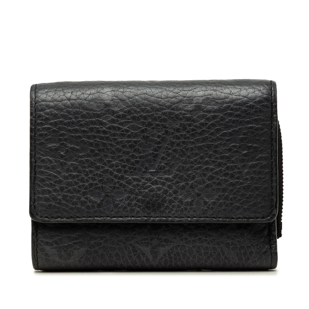 Pre-Loved Louis Vuitton Monogram Taurillon Slender Pilot Wallet
